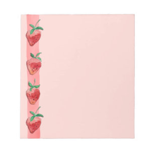 Bloc De Notas Fresas