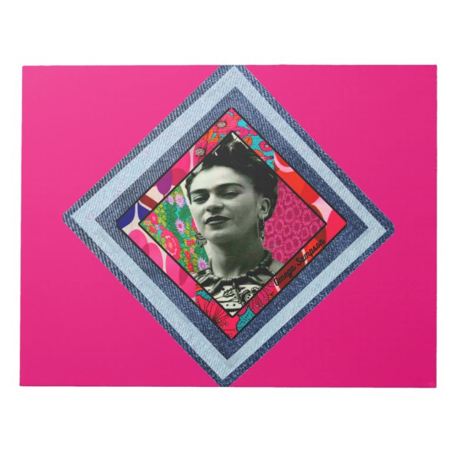 Bloc De Notas Frida Kahlo Retro Denim Diamond (Frente)