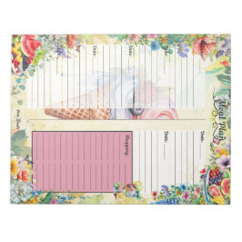 Bloc De Notas Fruit Salad 7 Day Meal Planner