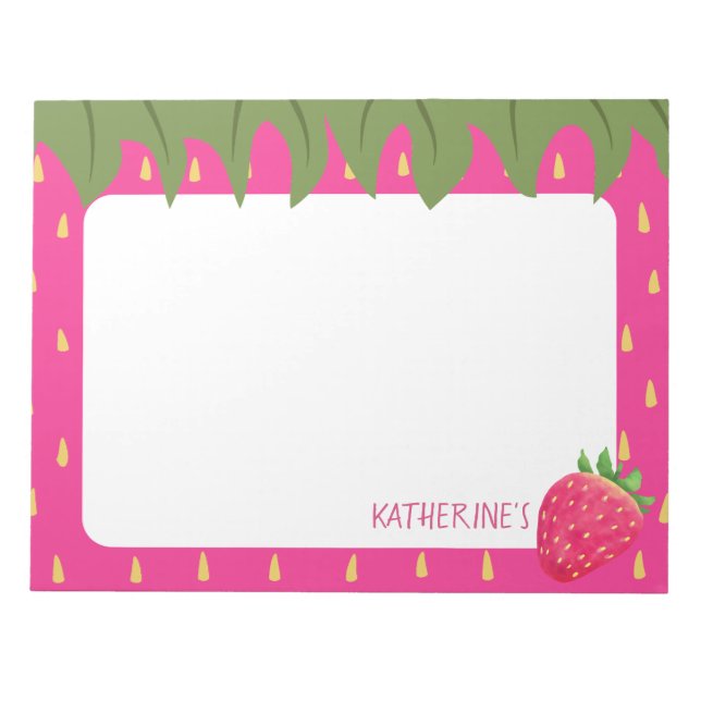 Bloc De Notas Fruto Fresa (Frente)