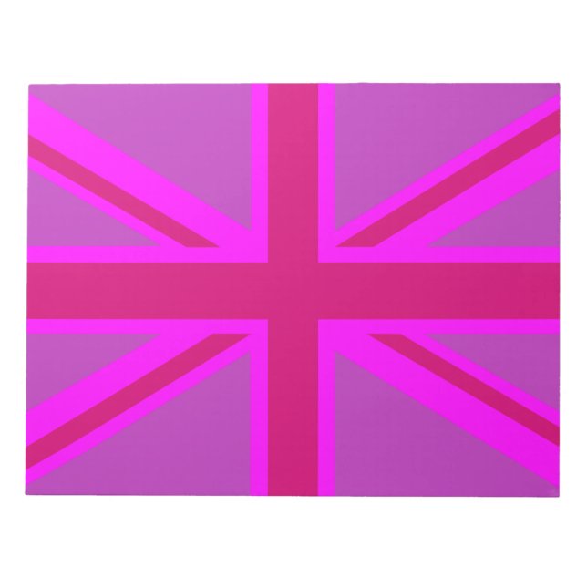 Bloc De Notas Fuchsia Union Jack (Frente)