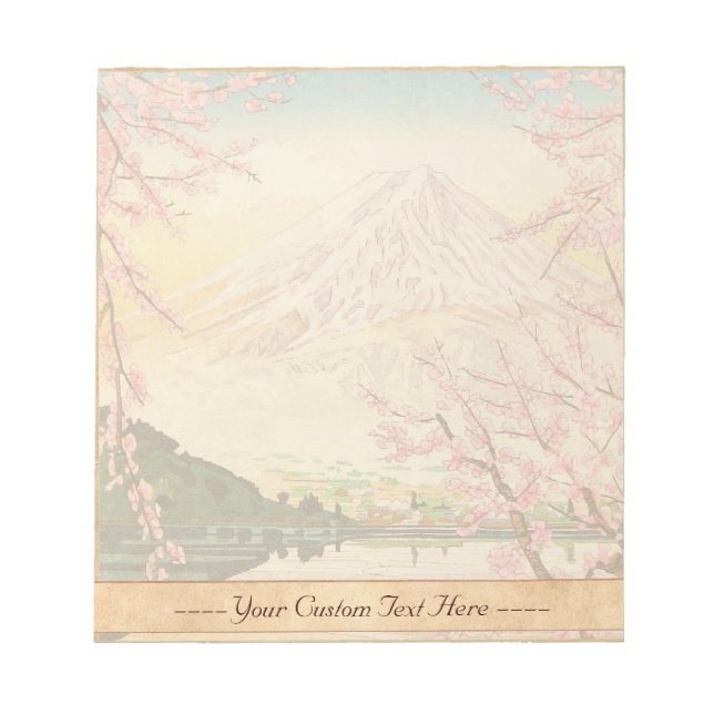 Bloc De Notas Fuji de Kawaguchi Okada Koichi shin hanga japón (Frente)