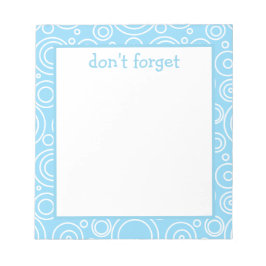 Bloc De Notas Fun Circle Pattern