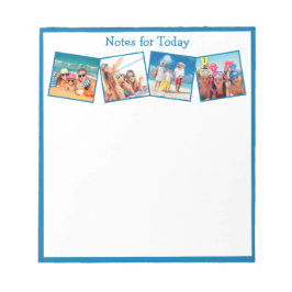 Bloc De Notas Fun Family Photos Blue Notes for Today