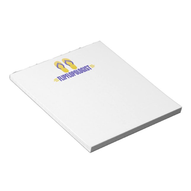 Bloc De Notas Funny Flip Flops (Lado Derecho)