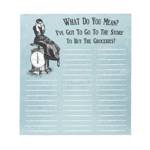 Bloc De Notas Funny Steampunk Shopping List