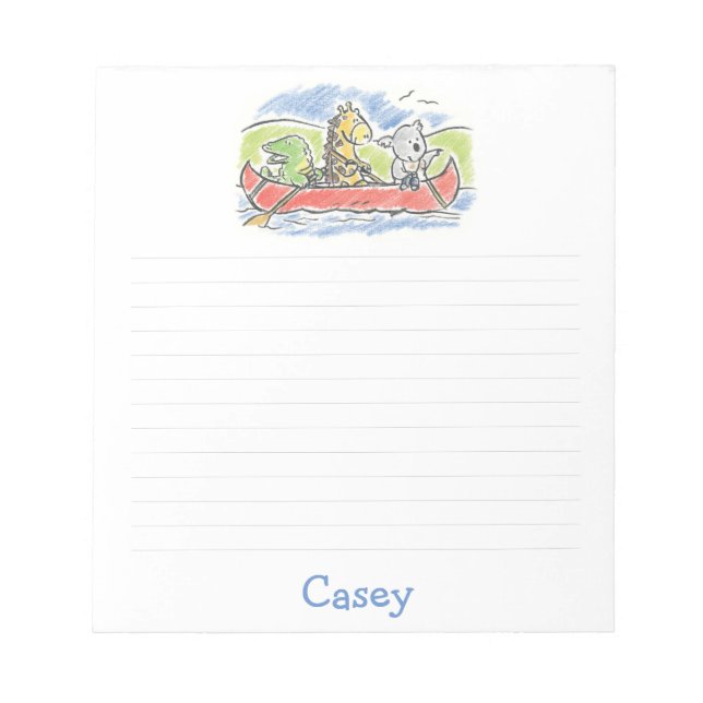 Bloc De Notas Furry Friends Canoe Note Pad (Frente)