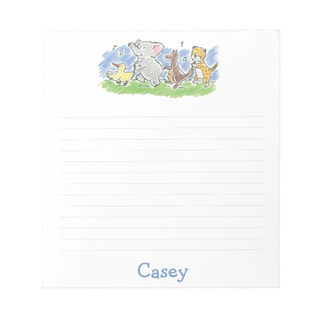 Bloc De Notas Furry Friends Conga Note Pad (Frente)