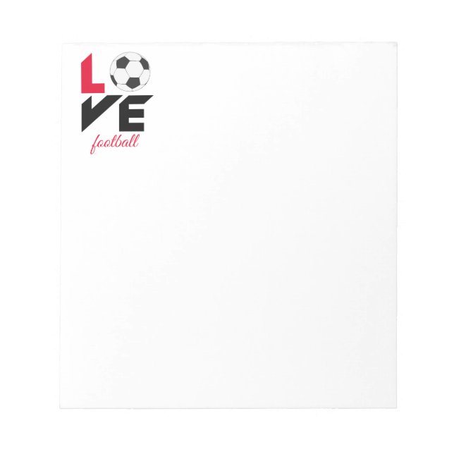 Bloc De Notas Fútbol de amor (Frente)