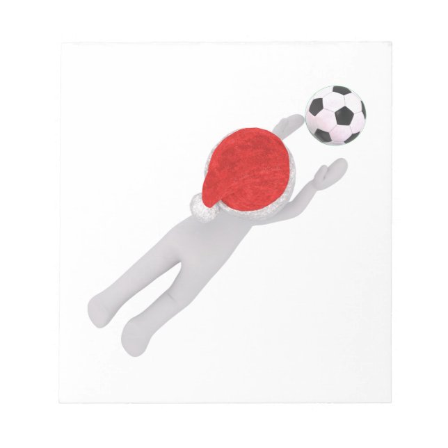 Bloc De Notas fútbol santa claus (Frente)