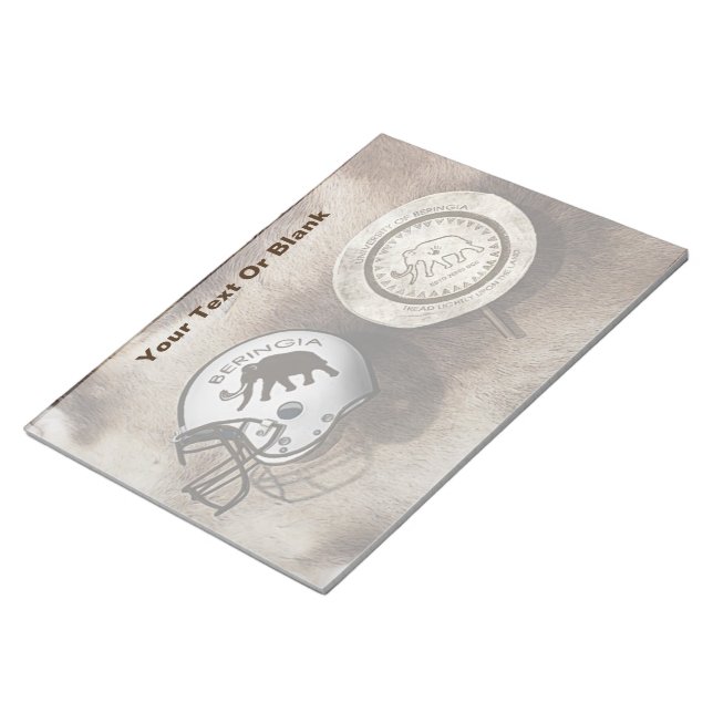 Bloc De Notas Fútbol Universidad de Beringia (Lado Derecho)