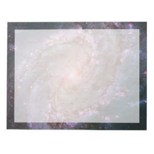 Bloc De Notas Galaxia Espiral Barrada Messier 83.