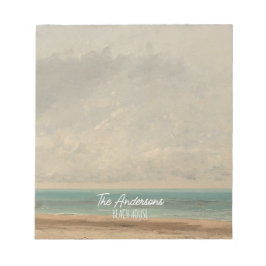 Bloc De Notas Galería Nacional Gustave Courbet del Mar Tranquilo