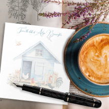 Gallinero Coop Azul Personalizado