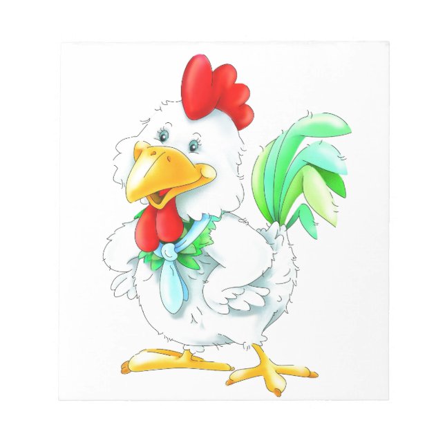 Bloc De Notas Gallo divertido (Frente)