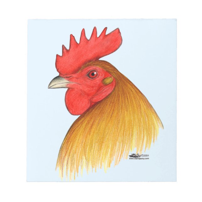 Bloc De Notas Gamecock Stag Single Comb (Frente)