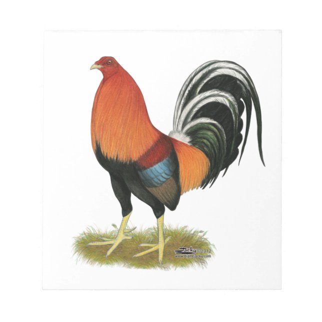 Bloc De Notas Gamecock Wheaten Rooster (Frente)
