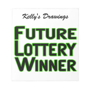 Bloc De Notas Ganador de lotería futuro