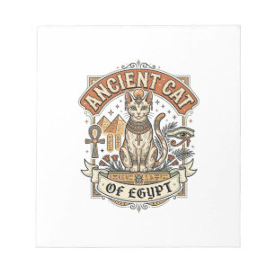 Bloc De Notas Gato Antiguo De Egipto Gato Antiguo Egipto Vintage