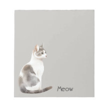 Gato Blanco Gris