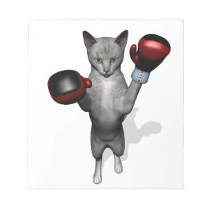 Bloc De Notas Gato Boxer