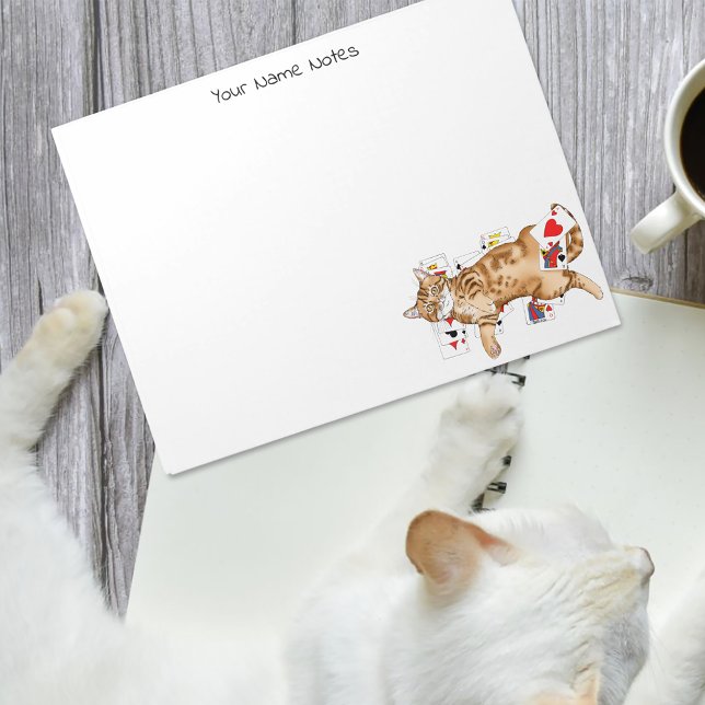 Bloc De Notas Gato de tarjetas de juego Solitaire (Subido por el creador)