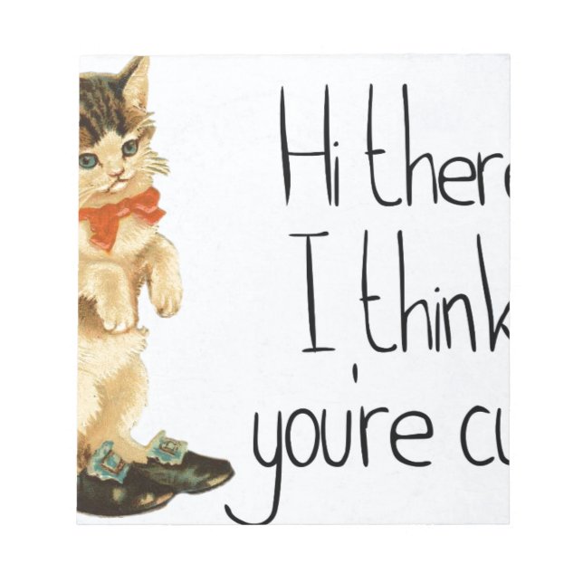 Bloc De Notas Gato diciendo (Frente)