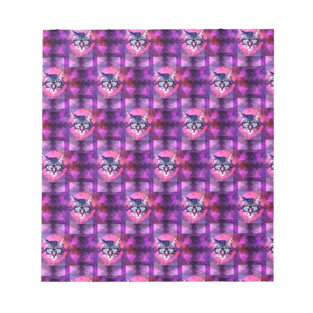 Bloc De Notas gato iluminado (Frente)