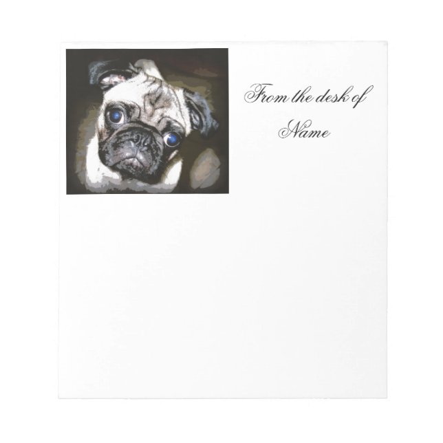 Bloc De Notas gato negro personalizado (Frente)