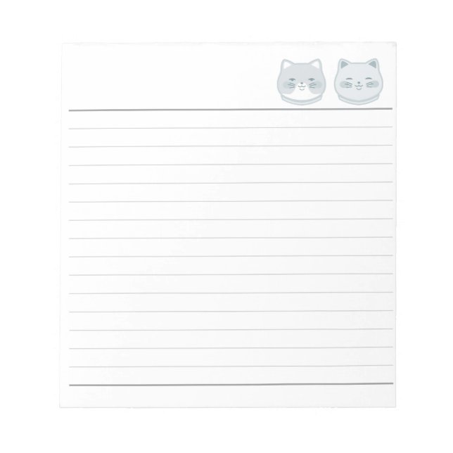 Bloc De Notas Gatos adorables (Frente)