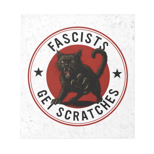 Bloc De Notas Gatos Contra Fascistas (Frente)