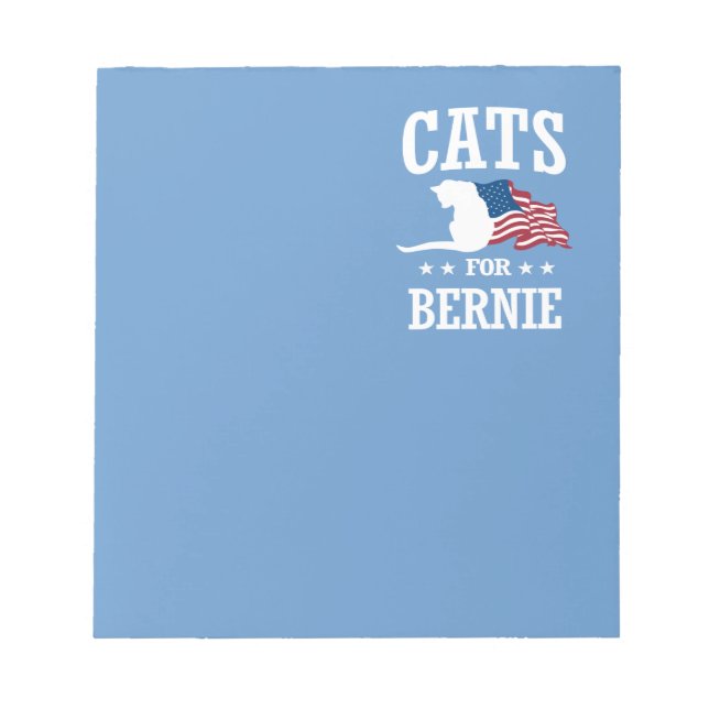BLOC DE NOTAS GATOS DE BERNIE SANDERS (Frente)