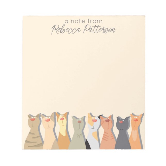 Bloc De Notas Gatos geniales (Frente)