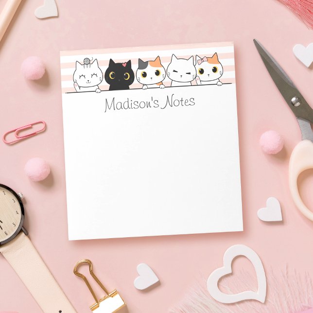 Bloc De Notas Gatos pequeños personalizados (Subido por el creador)