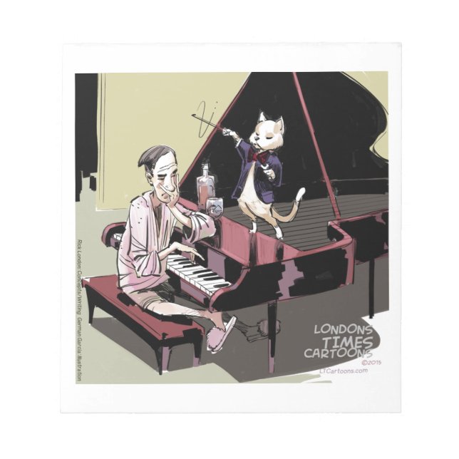 Bloc De Notas Gatos Que Se Apoderan Y Conducen Todo Gracioso (Frente)