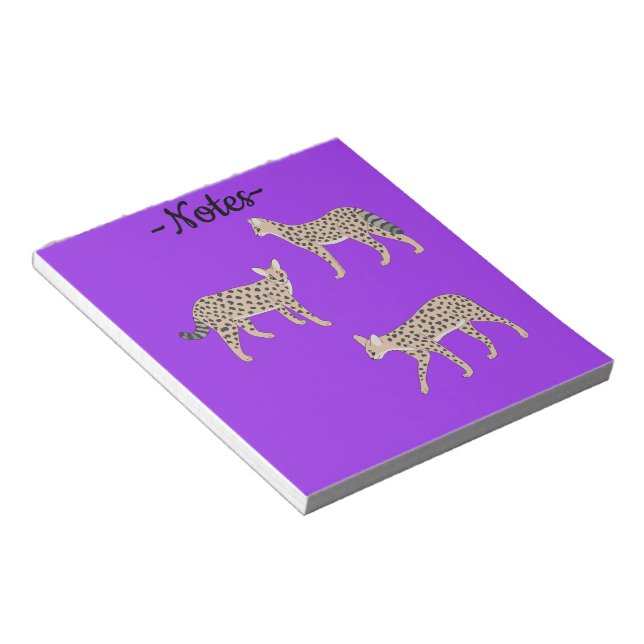 Bloc De Notas Gatos Serval (Lado Derecho)