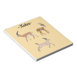 Bloc De Notas Gazelles