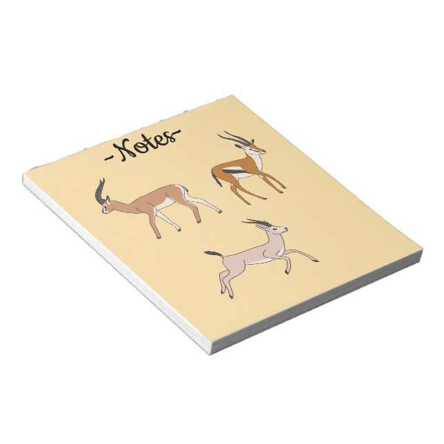 Bloc De Notas Gazelles (Lado Derecho)