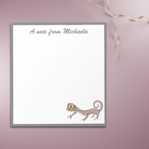 Bloc De Notas Gecko Reptile Simple