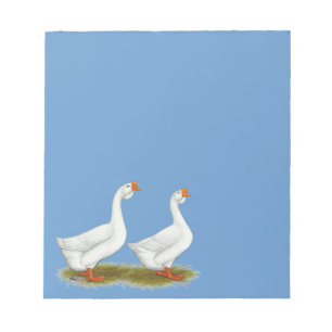 Bloc De Notas Geese africano blanco