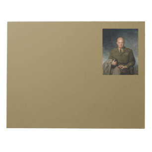 Bloc De Notas General Dwight Eisenhower Retrato pintado de 5 est