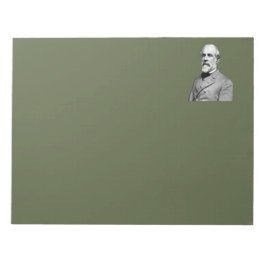 Bloc De Notas General Robert E. Lee Army Green