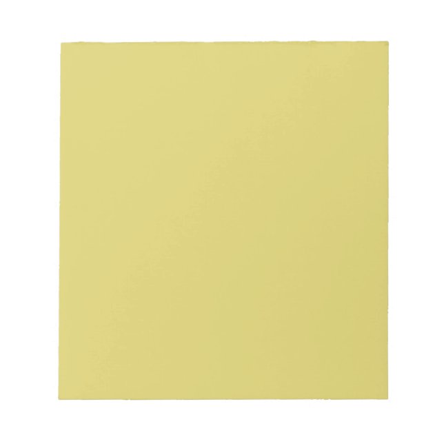Bloc De Notas Gentle Warm Yellow - Minimalist Notepad (Frente)