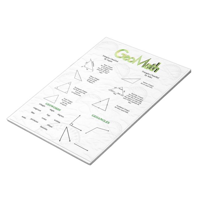 Bloc De Notas Geomath Notepad (Lado Derecho)