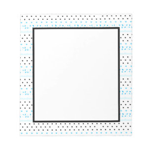 Bloc De Notas Geometría azul