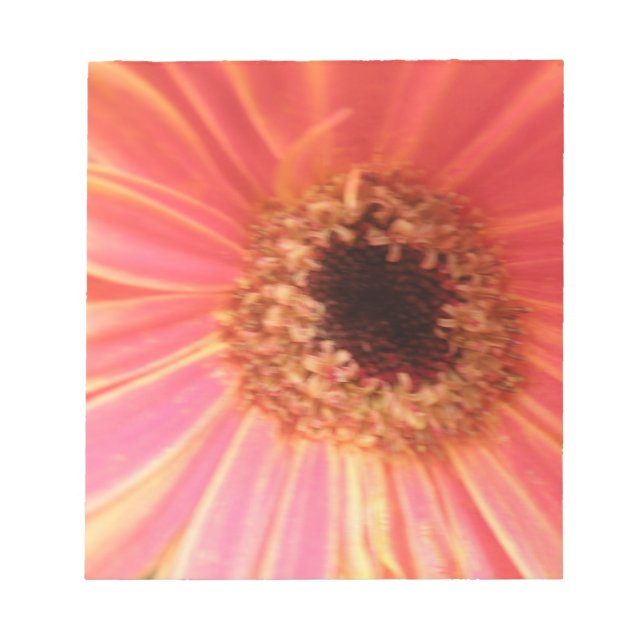 Bloc De Notas Gerbera Daisy Flower Notepad (Frente)
