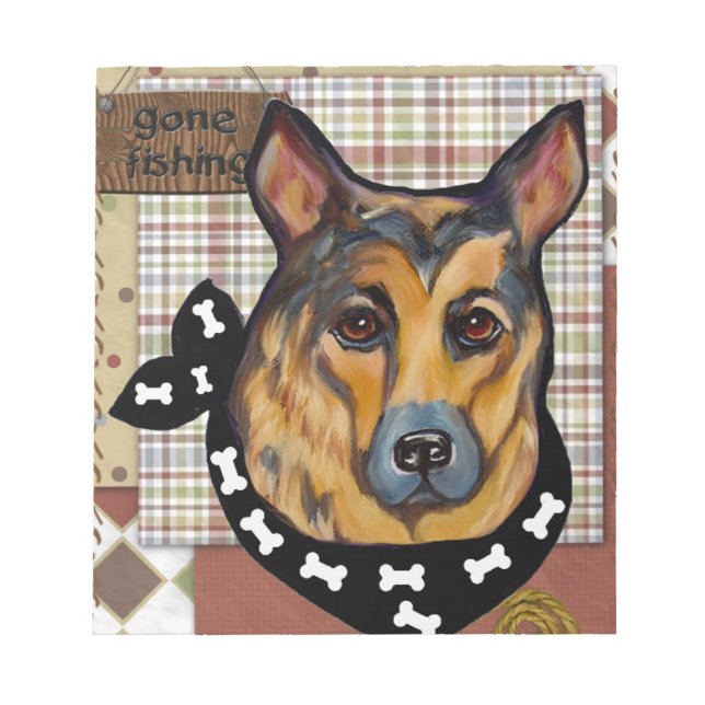 BLOC DE NOTAS GERMAN SHEPHERD (Frente)