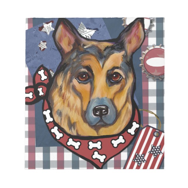 BLOC DE NOTAS GERMAN SHEPHERD (Frente)