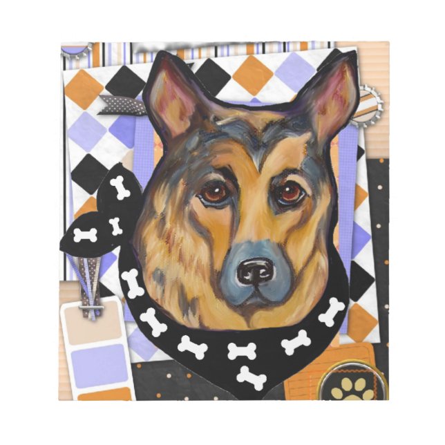 BLOC DE NOTAS GERMAN SHEPHERD (Frente)