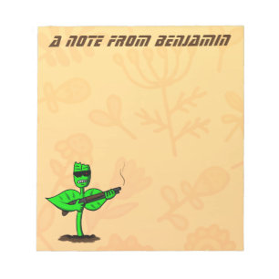 Bloc De Notas Germinator cyborg personalizado divertido
